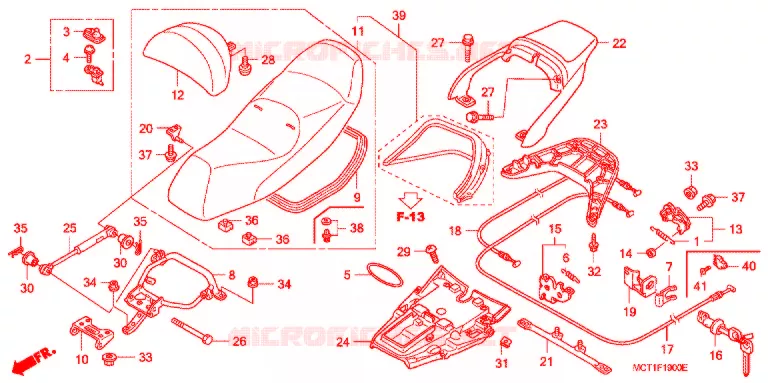 SELLE Honda SCOOTER 400 SILVERWING 2003  FJS400D3