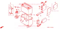 BATTERIE pour Honda FUSION 250 X Color order plan de 2003
