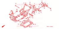 CADRE pour Honda FUSION 250 X Color order plan de 2003