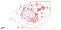 PHARE pour Honda FUSION 250 X Color order plan de 2003
