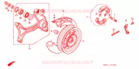 ROUE ARRIERE pour Honda FUSION 250 X Color order plan de 2003