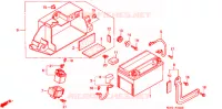 BATTERIE pour Honda XLR 200 R Without speed warning light de 1993