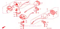 CLIGNOTANT pour Honda XLR 200 R Without speed warning light de 1993