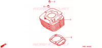 CYLINDRE pour Honda XLR 200 R Without speed warning light de 1993