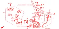 GUIDON   TE DE FOURCHE pour Honda XLR 200 R Without speed warning light de 1993