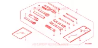 OUTIL pour Honda XLR 200 R Without speed warning light de 1993