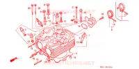 CULASSE pour Honda XLR 250 R de 1986