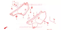 COUVERCLES LATERAUX pour Honda XLR 250 R de 1989