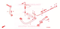 PEDALE   KICK pour Honda SUPER CUB 110 MD de 2009