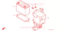 BATTERIE pour Honda SUPER CUB 70 DELUXE de 1994