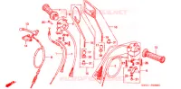 LEVIER DE GUIDON   CABLE   COMMODO pour Honda SUPER CUB 70 DELUXE de 1994
