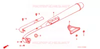 SILENCIEUX D'ECHAPPEMENT pour Honda SUPER CUB 70 DELUXE de 1994