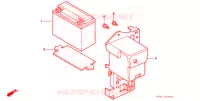 BATTERIE pour Honda SUPER CUB 70 DELUXE de 1998