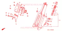 FOURCHE pour Honda SUPER CUB 70 DELUXE de 1998