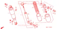 AMORTISSEUR ARRIERE pour Honda CD 125 BENLY de 1987