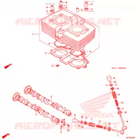 CYLINDRE pour Honda CD 125 BENLY de 1992