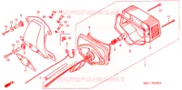 FEU ARRIERE pour Honda CD 125 BENLY de 1993