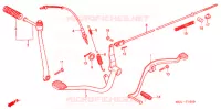 PEDALE   KICK pour Honda CD 125 BENLY de 1994