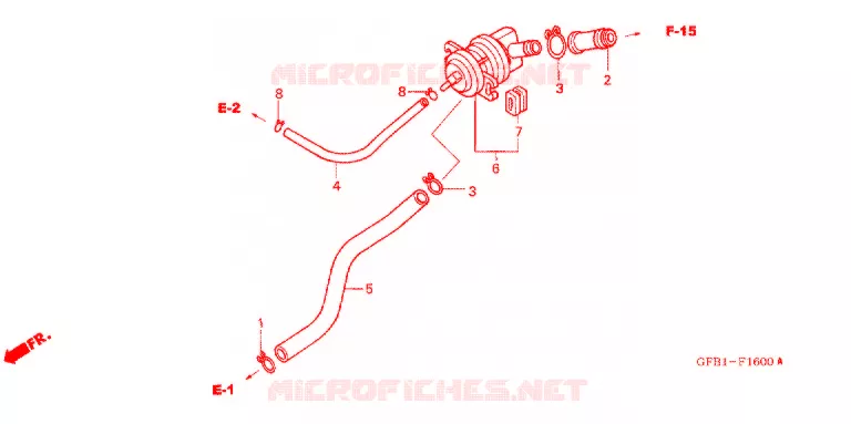 VALVE DE COMMANDE D'INJECTION D'AIR Honda SCOOTER 50 other-models 2002  NPC502