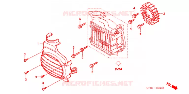 VENTILATEUR ET COUVERCLE DE RADIATEUR Honda SCOOTER 50 other-models 2002  NPC502