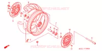 ROUE AVANT pour Honda CB 400 SUPER FOUR TWO TONE de 2005