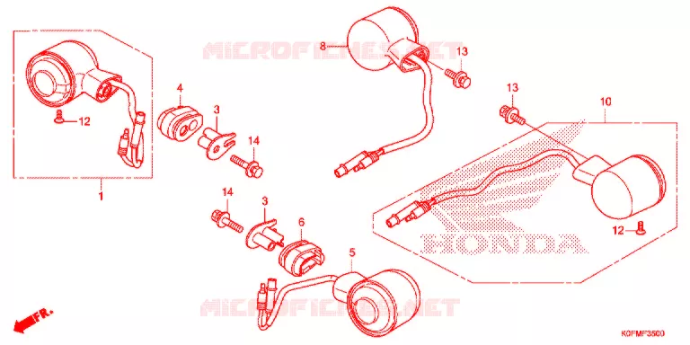 CLIGNOTANT Honda MOTO 125 MONKEY 2019  Z125MK