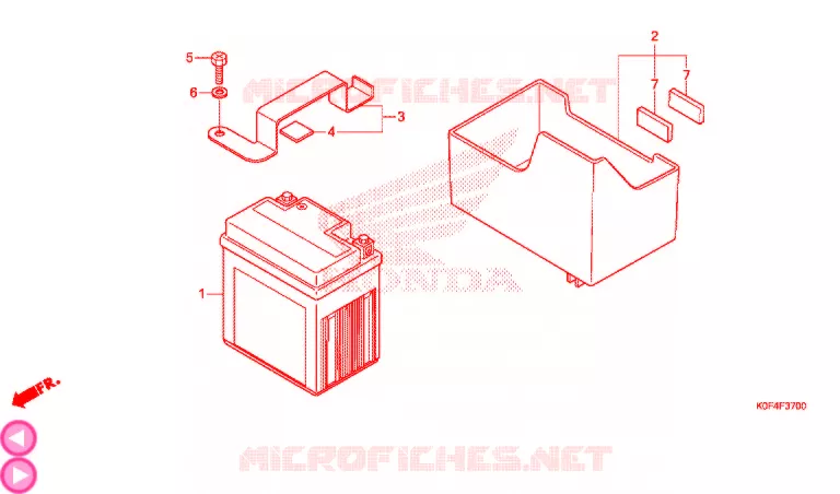 BATTERIE Honda MOTO 125 MONKEY 2018  Z125MAK