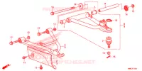 TRIANGLES AVANT pour Honda FOURTRAX 680 RINCON RED de 2019