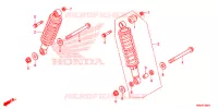 AMORTISSEUR ARRIERE pour Honda FOURTRAX 500 FOREMAN RUBICON 4X4 AT DCT de 2019