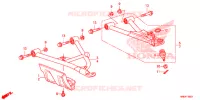 TRIANGLES AVANT pour Honda FOURTRAX 500 RUBICON 4X4 AT DCT EPS CAMO de 2019