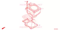 CYLINDRE pour Honda FOURTRAX 420 RANCHER 4X4 AT IRS EPS ESP de 2019