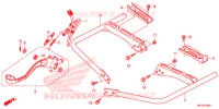 REPOSE PIED   PEDALE pour Honda FOURTRAX 420 RANCHER 4X4 AT IRS EPS ESP de 2019