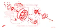 ROUE ARRIERE pour Honda CB 650 R de 2019
