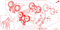 COMPTEUR pour Honda CB 1100 EX RED de 2019