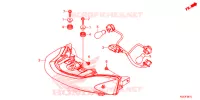 FEUX ARRIERE pour Honda SH 300 I ABS STANDARD ED de 2019