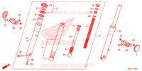FOURCHE pour Honda SH 300 I ABS S 4ED de 2019