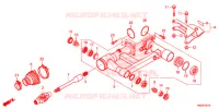 BRAS OSCILLANT pour Honda TRX 250 FOURTRAX RECON Electric Shift de 2019
