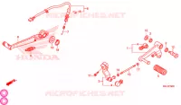 PEDALE pour Honda NC 750 S DCT de 2019