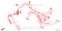 BEQUILLE pour Honda SH 125 D 3E de 2019