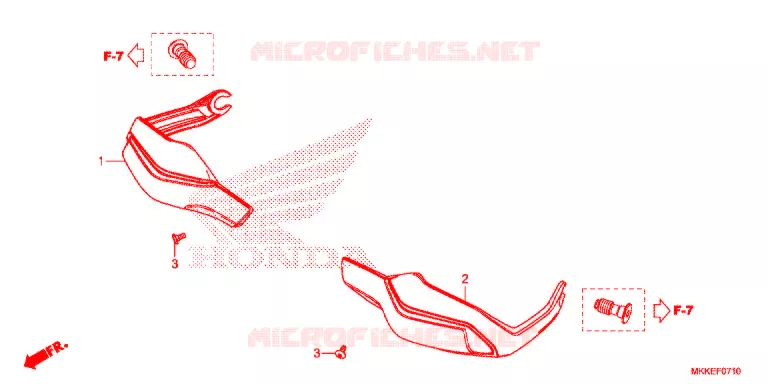 PROTEGES MAINS Honda MOTO 1000 AFRICA-TWIN 2019  CRF1000ALK