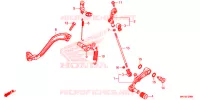 PEDALE pour Honda AFRICA TWIN 1000 DCT TRICOLOR de 2019