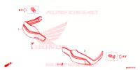 PROTEGES MAINS pour Honda AFRICA TWIN 1000 DCT TRICOLOR de 2019