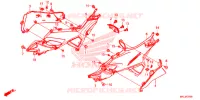 COUVERCLES LATERAUX pour Honda NC 750 X ABS de 2019