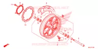ROUE AVANT pour Honda NC 750 X ABS de 2019