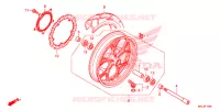 ROUE AVANT pour Honda NC 750 X ABS de 2019