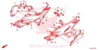 COUVERCLES LATERAUX pour Honda NC 750 X ABS DCT 35KW de 2019