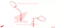 RETROVISEUR pour Honda NC 750 X ABS DCT de 2019