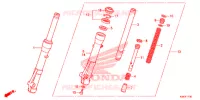 FOURCHE pour Honda VISION 110 de 2019