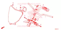 GUIDON   TE DE FOURCHE ('19) pour Honda CRF 250 RX de 2019