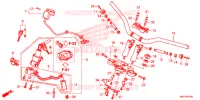 GUIDON   TE DE FOURCHE pour Honda CB 500 X ABS de 2019